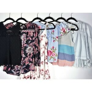 Women Tops Bundle 6 pcs S/M - Boho Summer Beach Free People Brandy Melville Lot